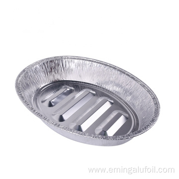 6800ml oval shape aluminium foil baking pan